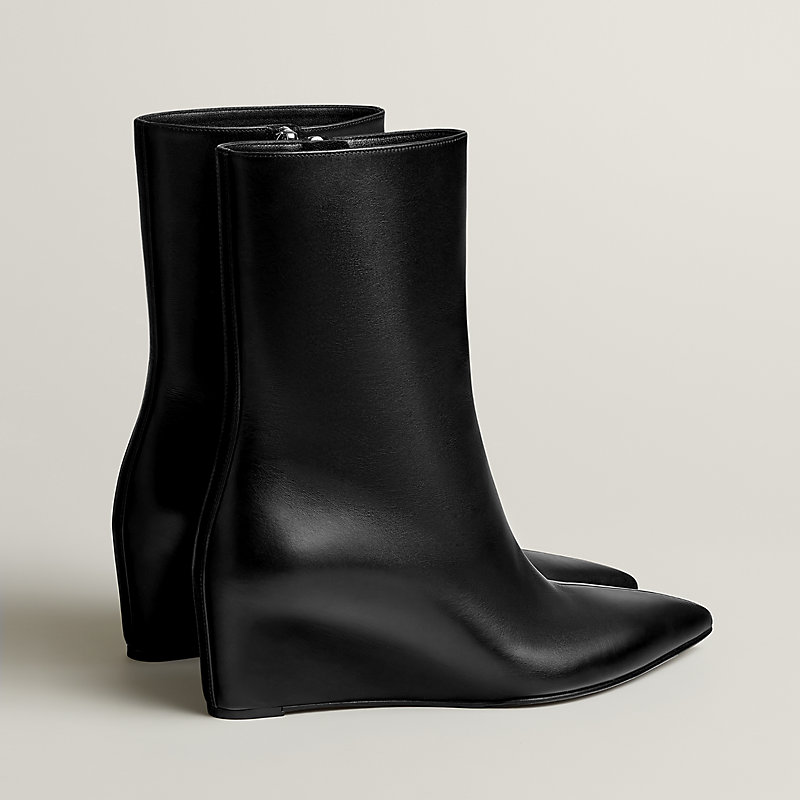 ショートブーツ 《レオニー》 55 - ブラック | Hermès - エルメス-公式